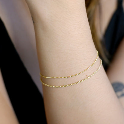 The Twila Bracelet in Solid Gold