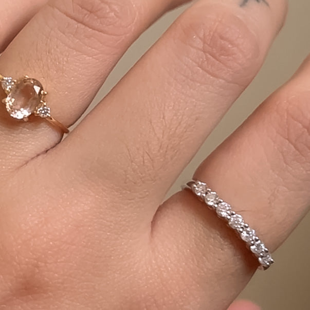 The Estelle Moissanite Ring