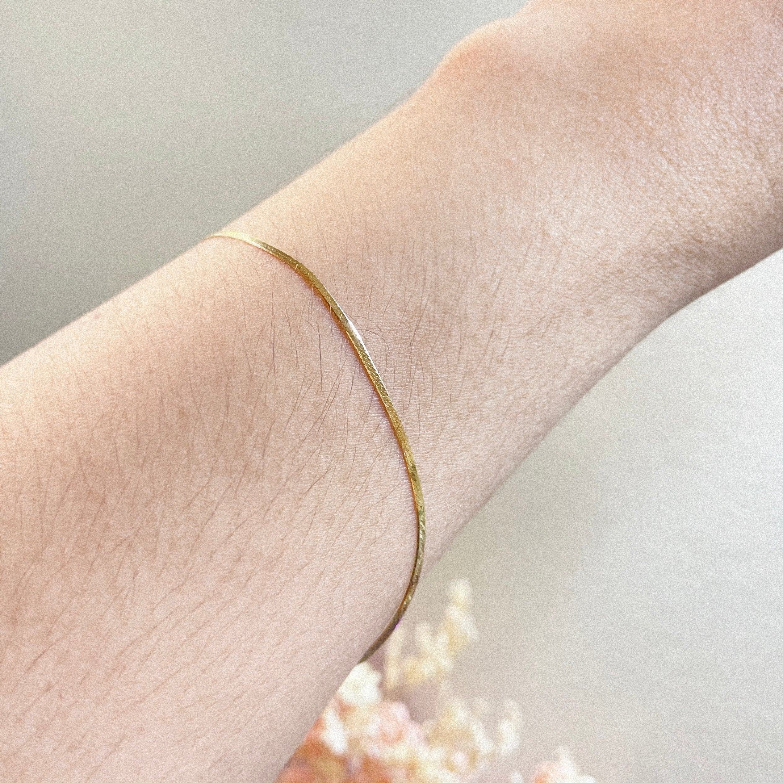 The Mini Harper Bracelet in Solid Gold