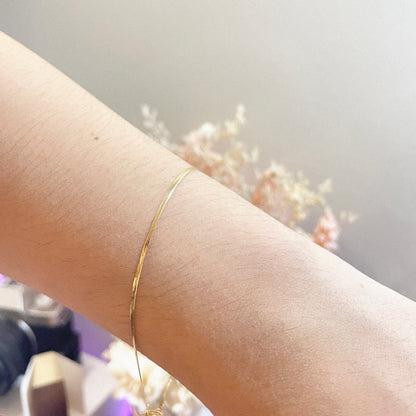 The Mini Harper Bracelet in Solid Gold