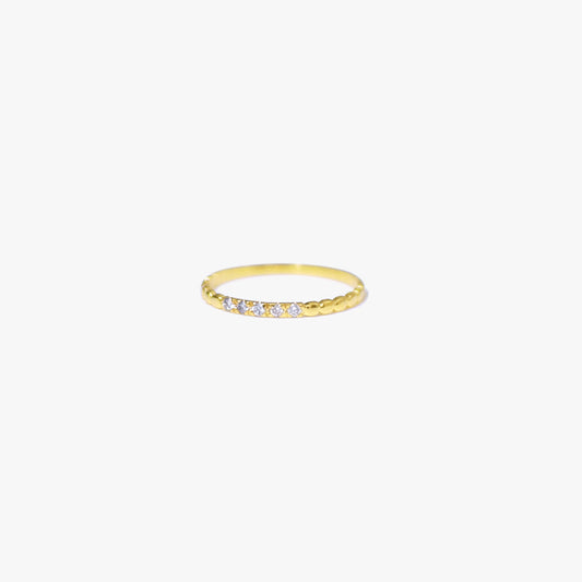 The Anaisa Diamond Ring in Solid Gold