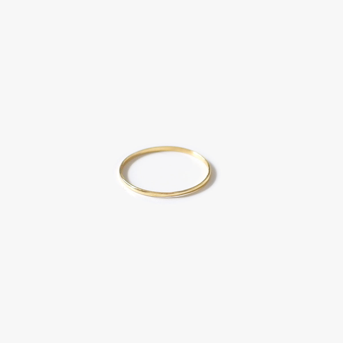 The Barely There Stacker Band in Solid Gold