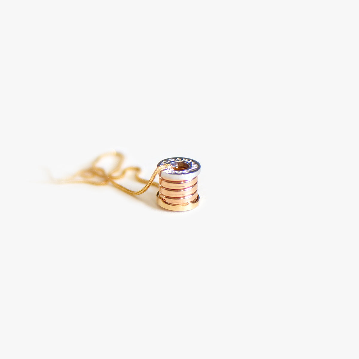 The Barrel Designer Statement Charm in Solid Gold