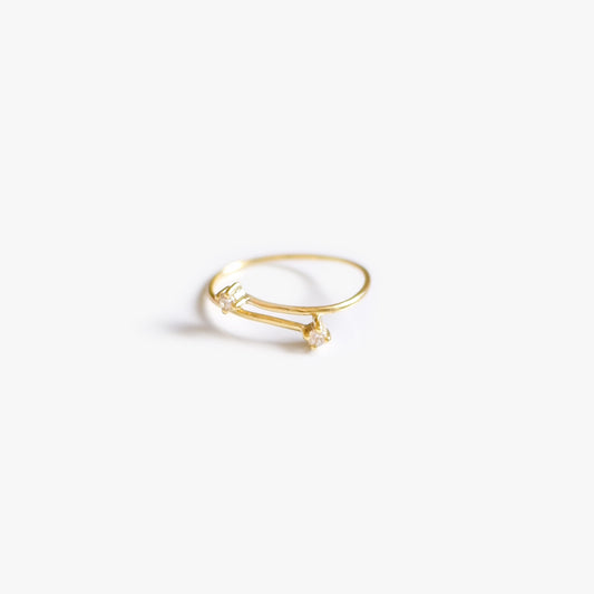 The Bloom Birthstone Ring in Solid Gold