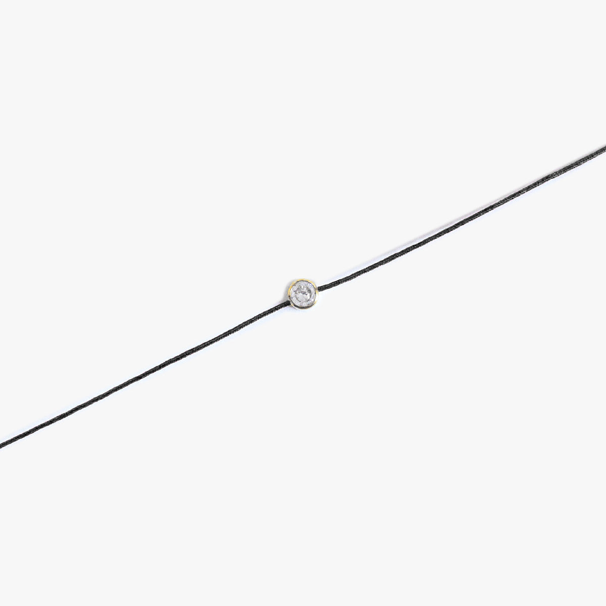 The Black Line Solitaire Bracelet