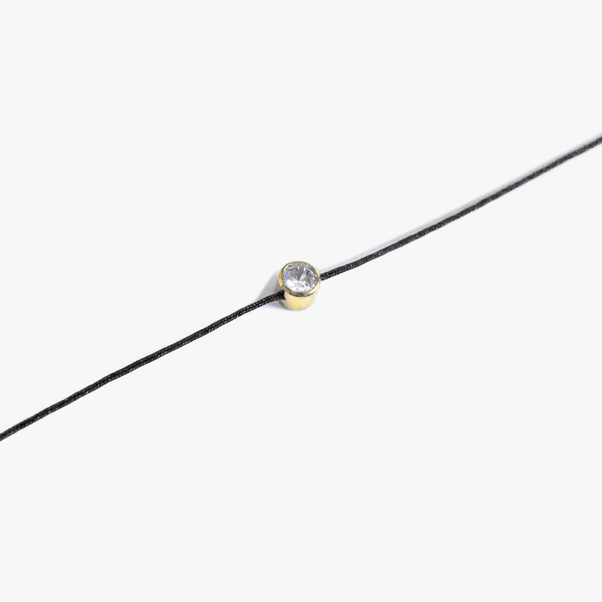 The Black Line Solitaire Bracelet