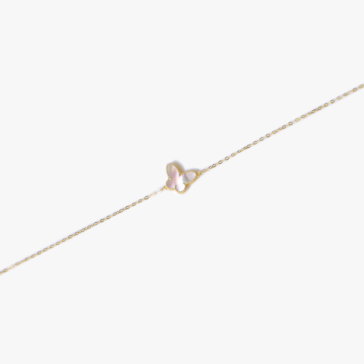 The Butterfly Bracelet in Solid Gold