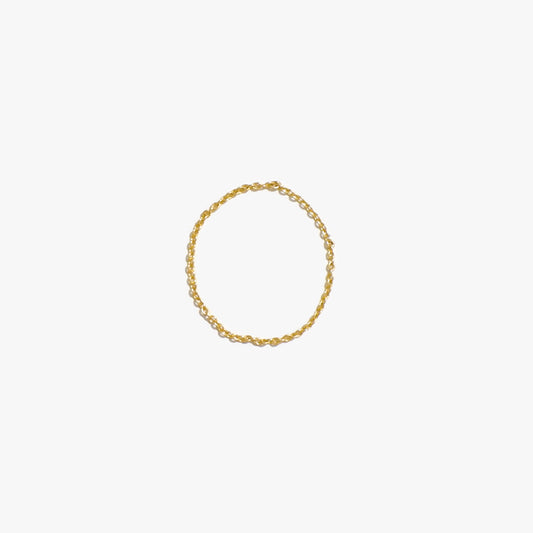 The Essential Chain Ring in Solid Gold