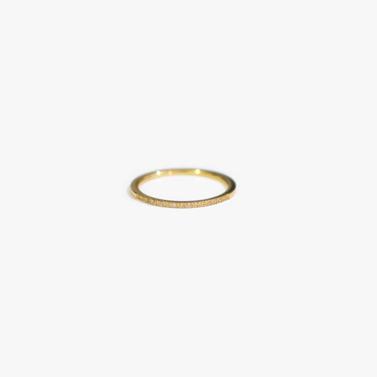 The Skinny 1mm Half Eternity Band