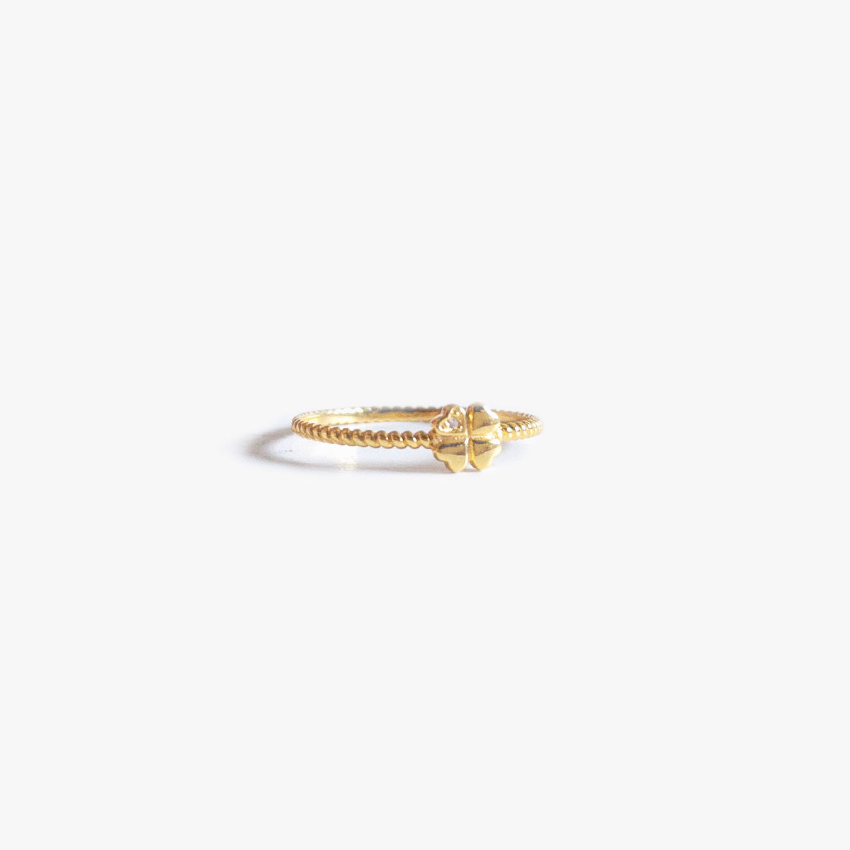 The Lucky Ring in Solid Gold
