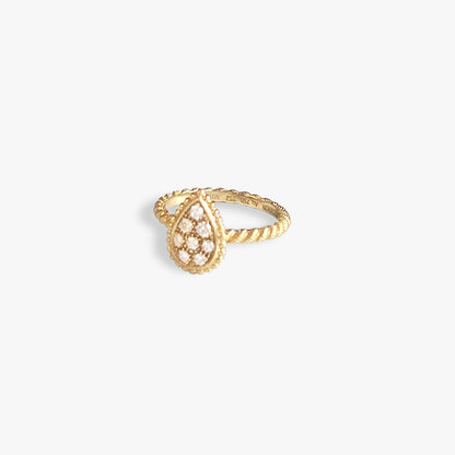 The Elena Diamond Ring in Solid Gold