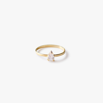 The Elena Birthstone Ring in Solid Gold