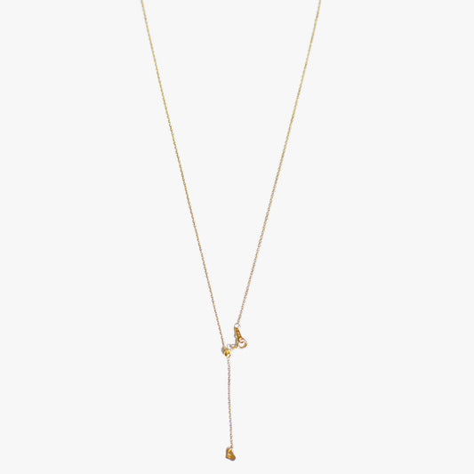 The Essential Slider Necklace in Solid Gold