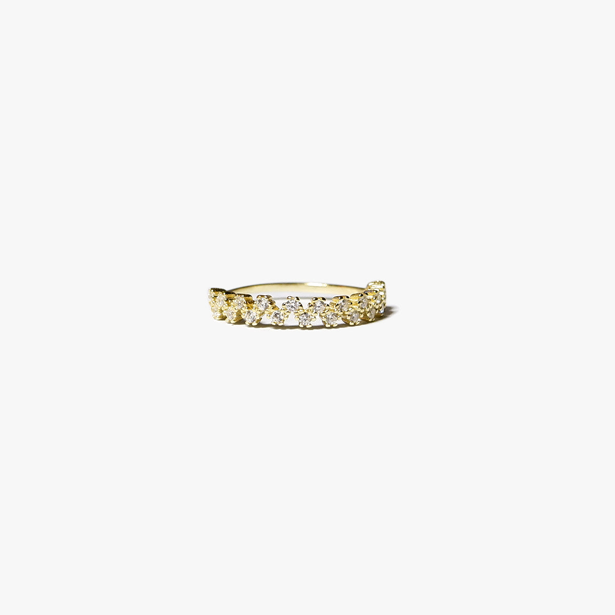 The Edgy Half Eternity Ring
