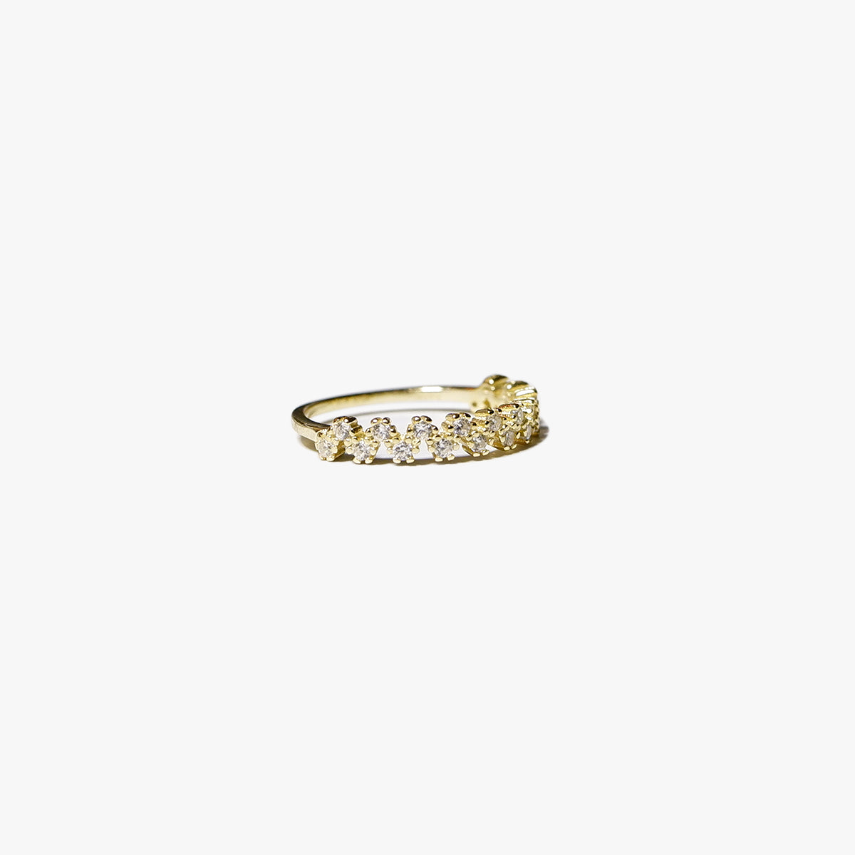 The Edgy Half Eternity Ring