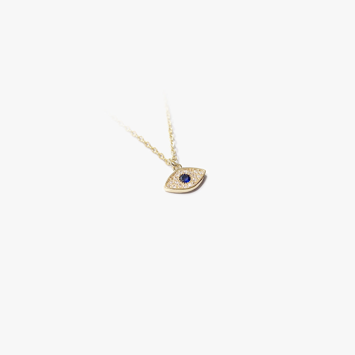 The Tiny Pave Evil Eye Charm Add On