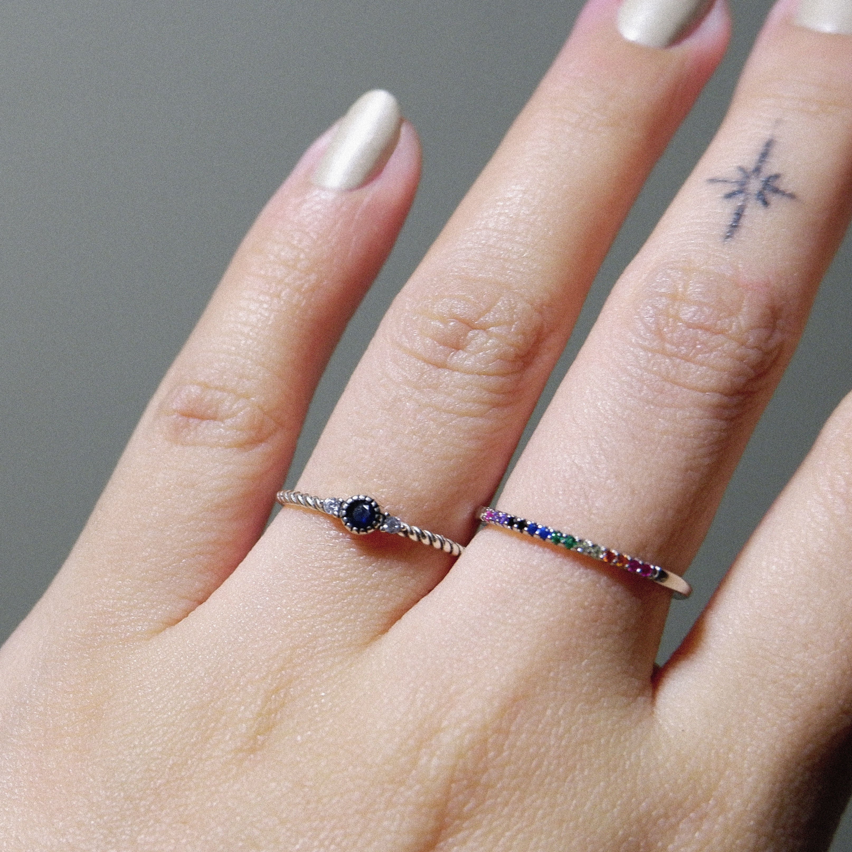 The Color Play Half Eternity Band (Limited Edition)