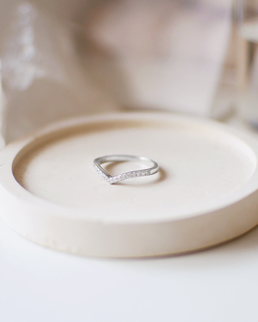 The Ava Moissanite Ring