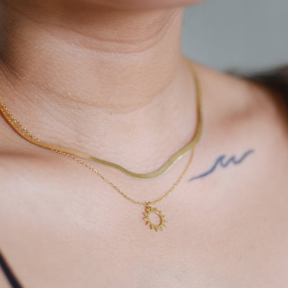 The Harper Necklace in Solid Gold