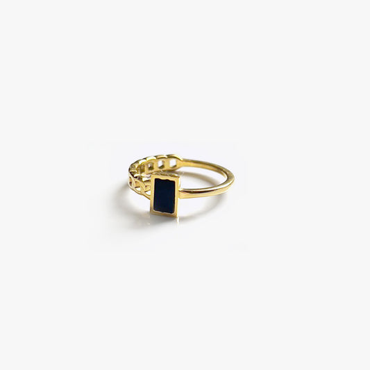 The Katniss Onyx Ring