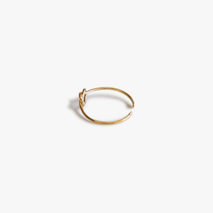 The Any-size Knot Ring in Solid Gold