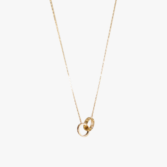 The Love Necklace in Solid Gold