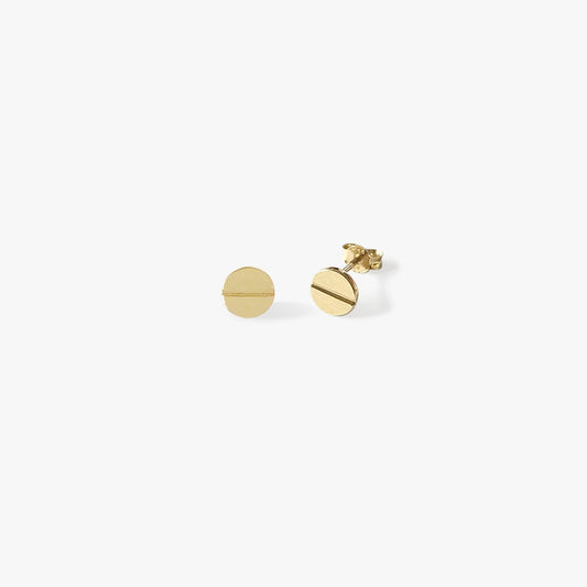 The Nail Earrings in Solid Gold