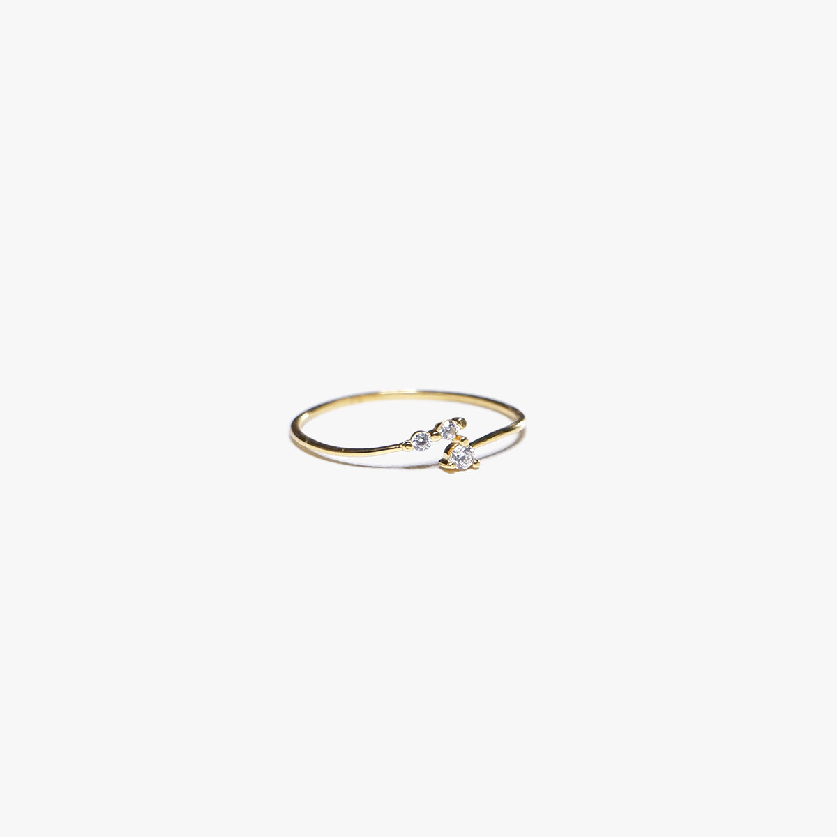 The Rare Mini Constellation Ring in Solid Gold