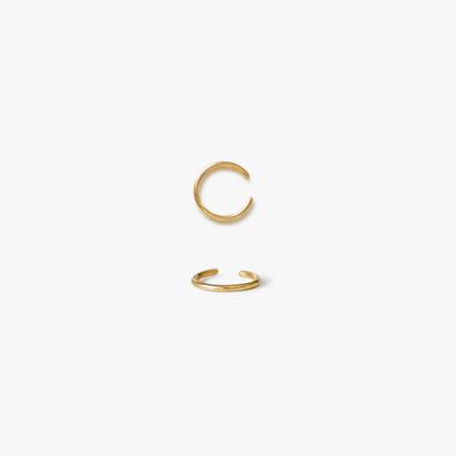 The Essential Ear Cuff in Solid Gold