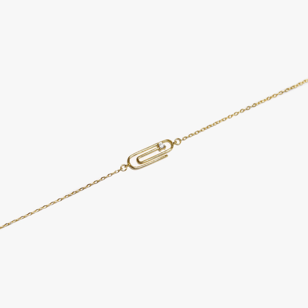 The Dainty Paperclip Bracelet