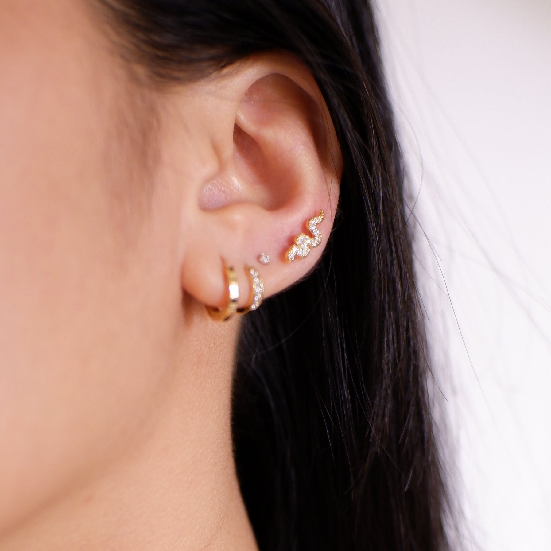 The Chunky Ophidian Screw Back Studs