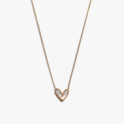 The Pearl Heart Reversible Necklace