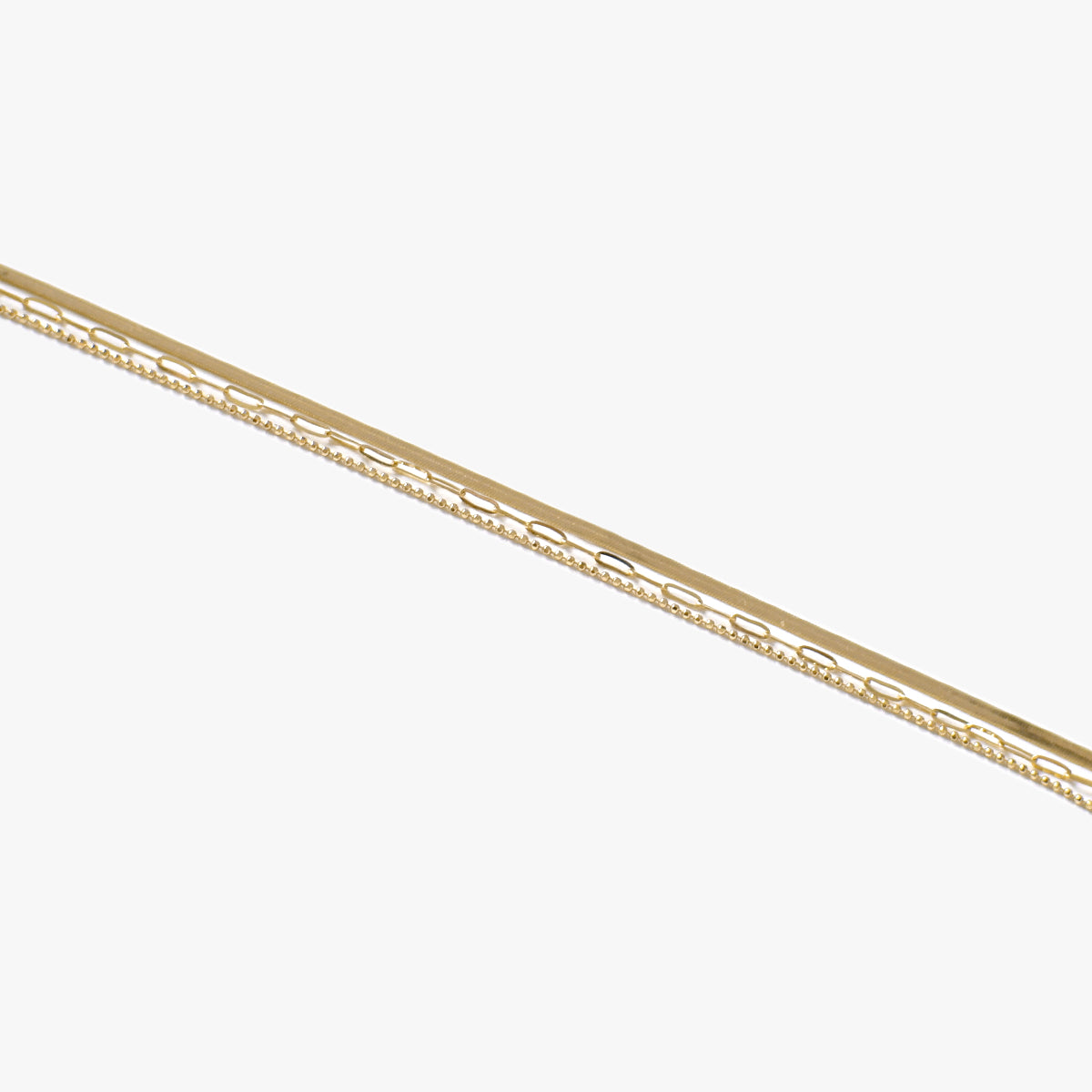 The Quintessential Anklet in Solid Gold