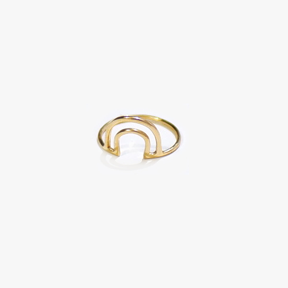 The Rainbow Ring in Solid Gold