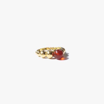 The Statement Perlee Ring in Solid Gold