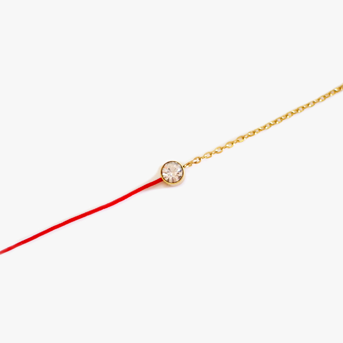 The Red Line Duo Bracelet and Anklet