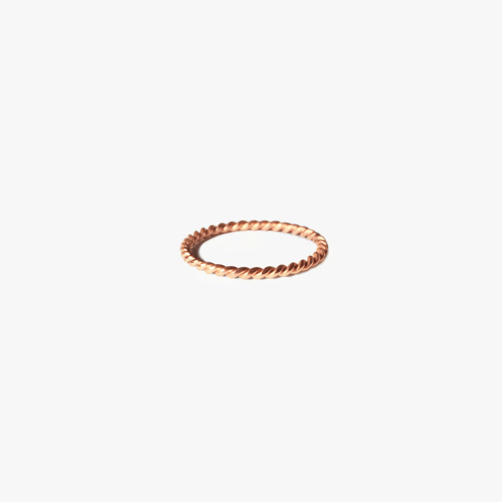 The Modern Stack - Brenna Ring in Solid Gold