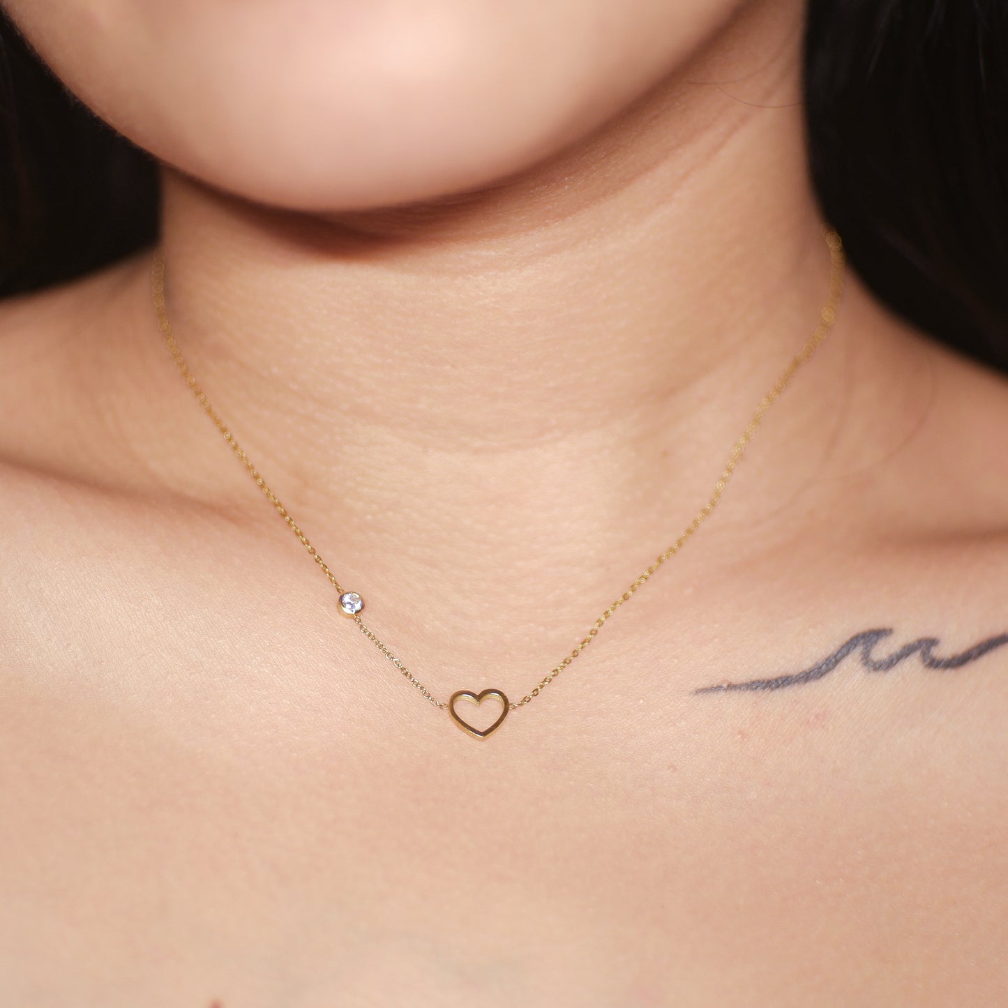 The Heart Solitaire Necklace