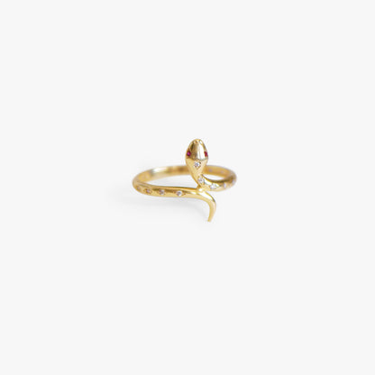The Serpent Ring in Solid Gold