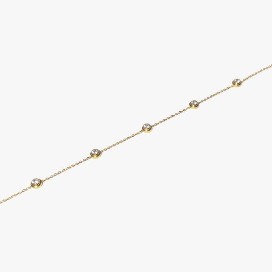 The Solitaire Station Bracelet and Anklet