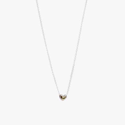 The Two-Tone Sweet Heart Necklace