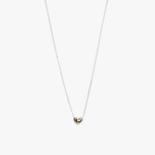 The Two-Tone Sweet Heart Necklace