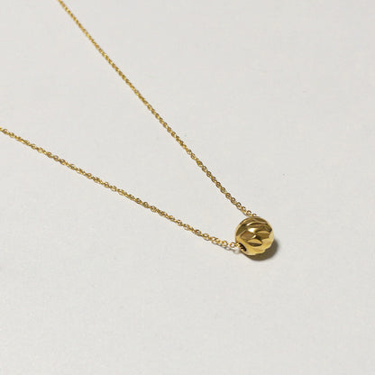 The Textured Ball Necklace