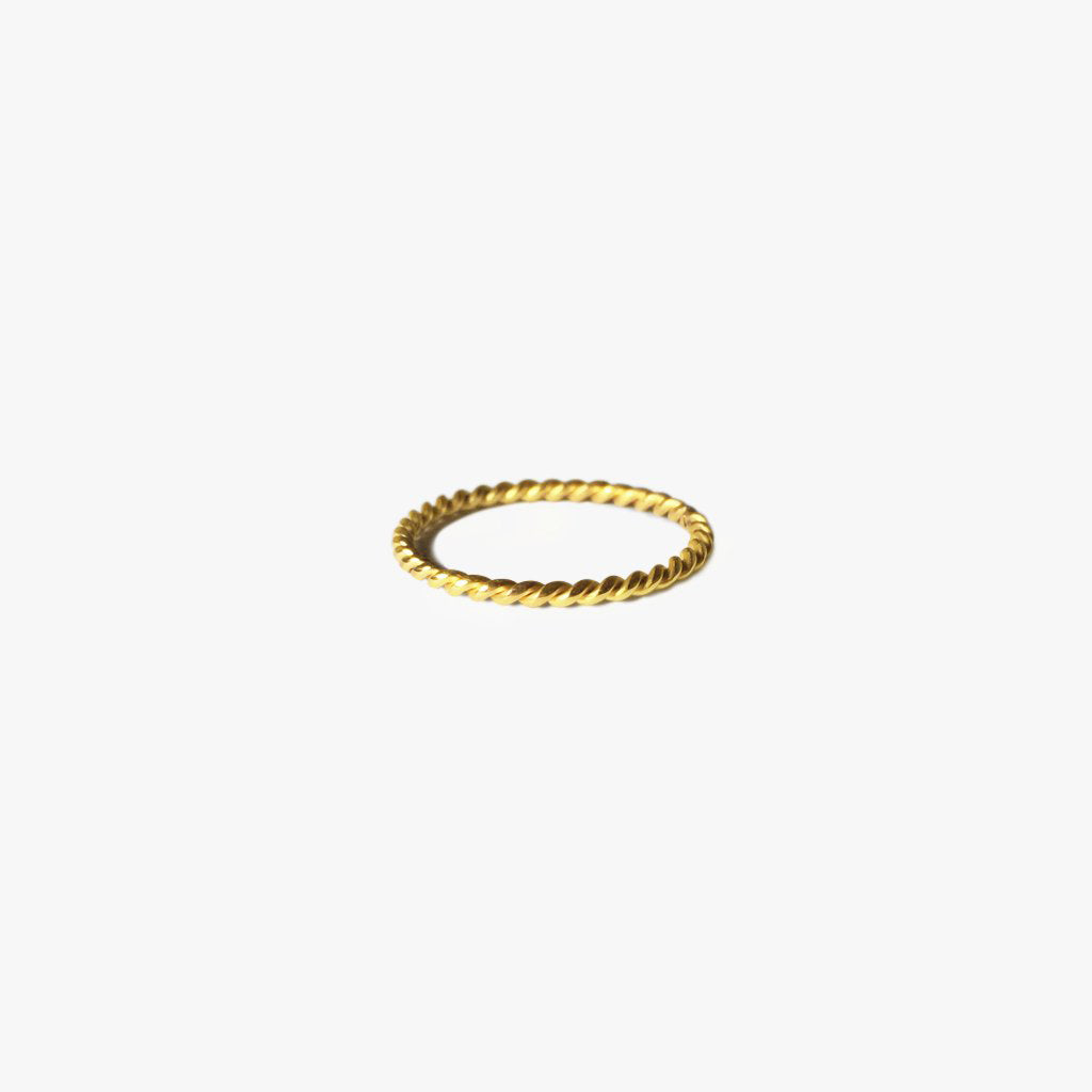 The Modern Stack - Brenna Ring in Solid Gold