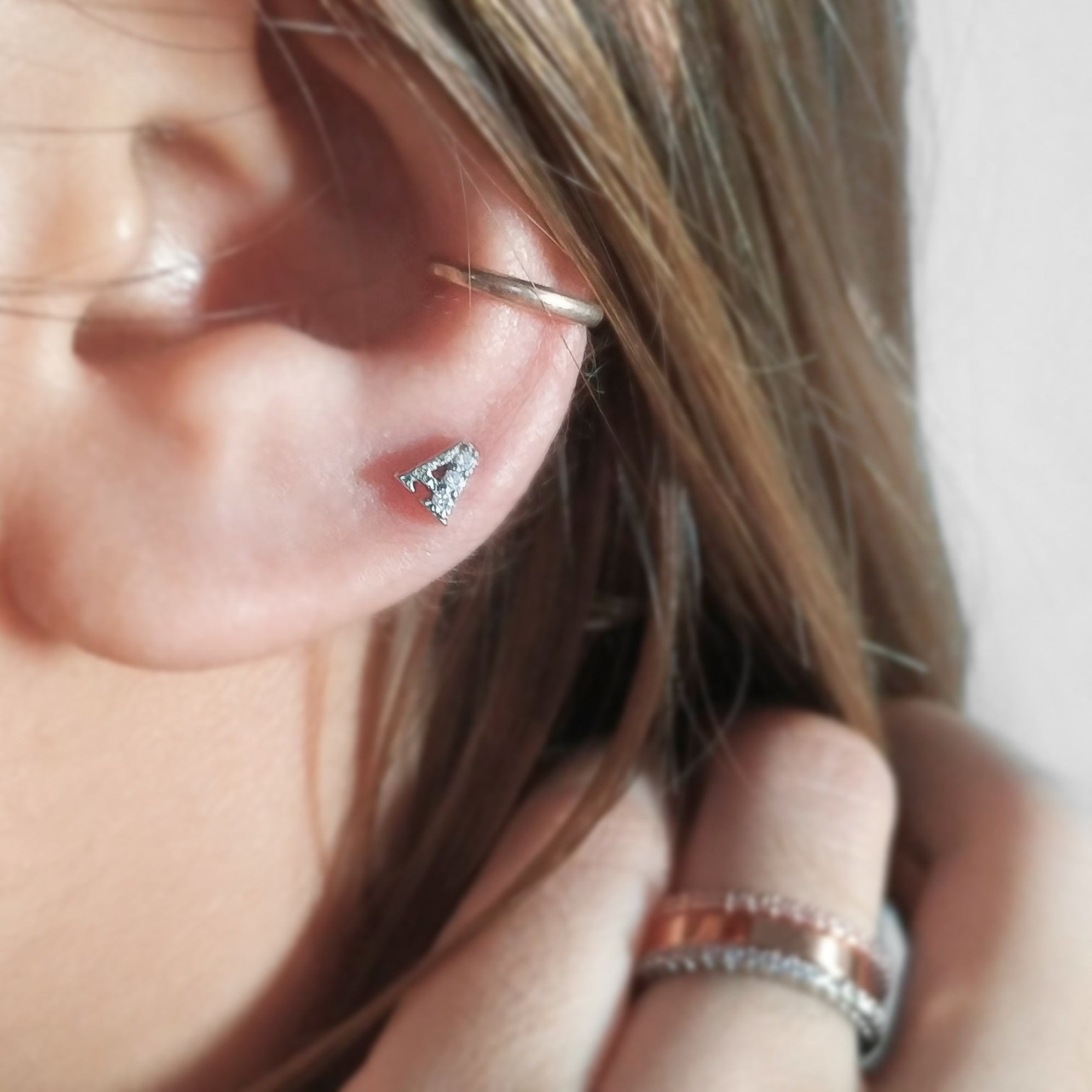 The Initial Earrings