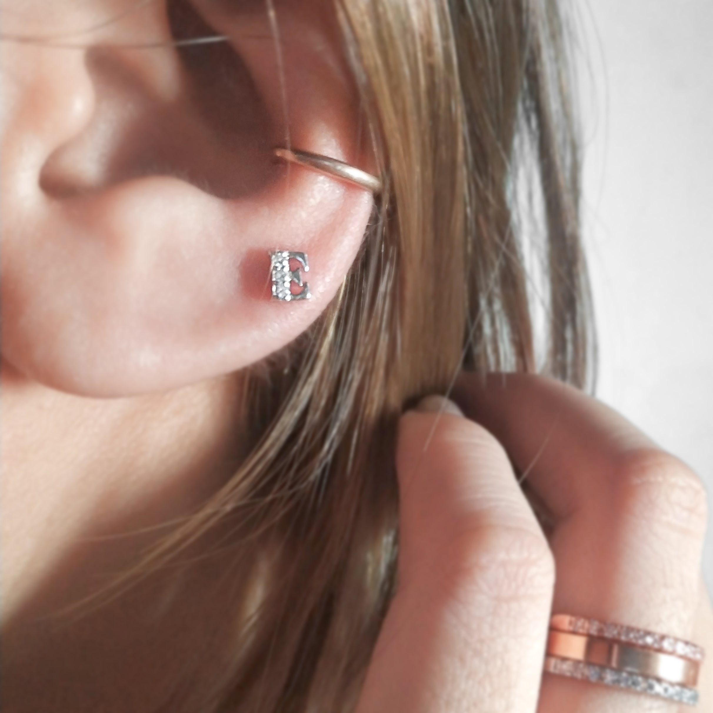 The Initial Earrings