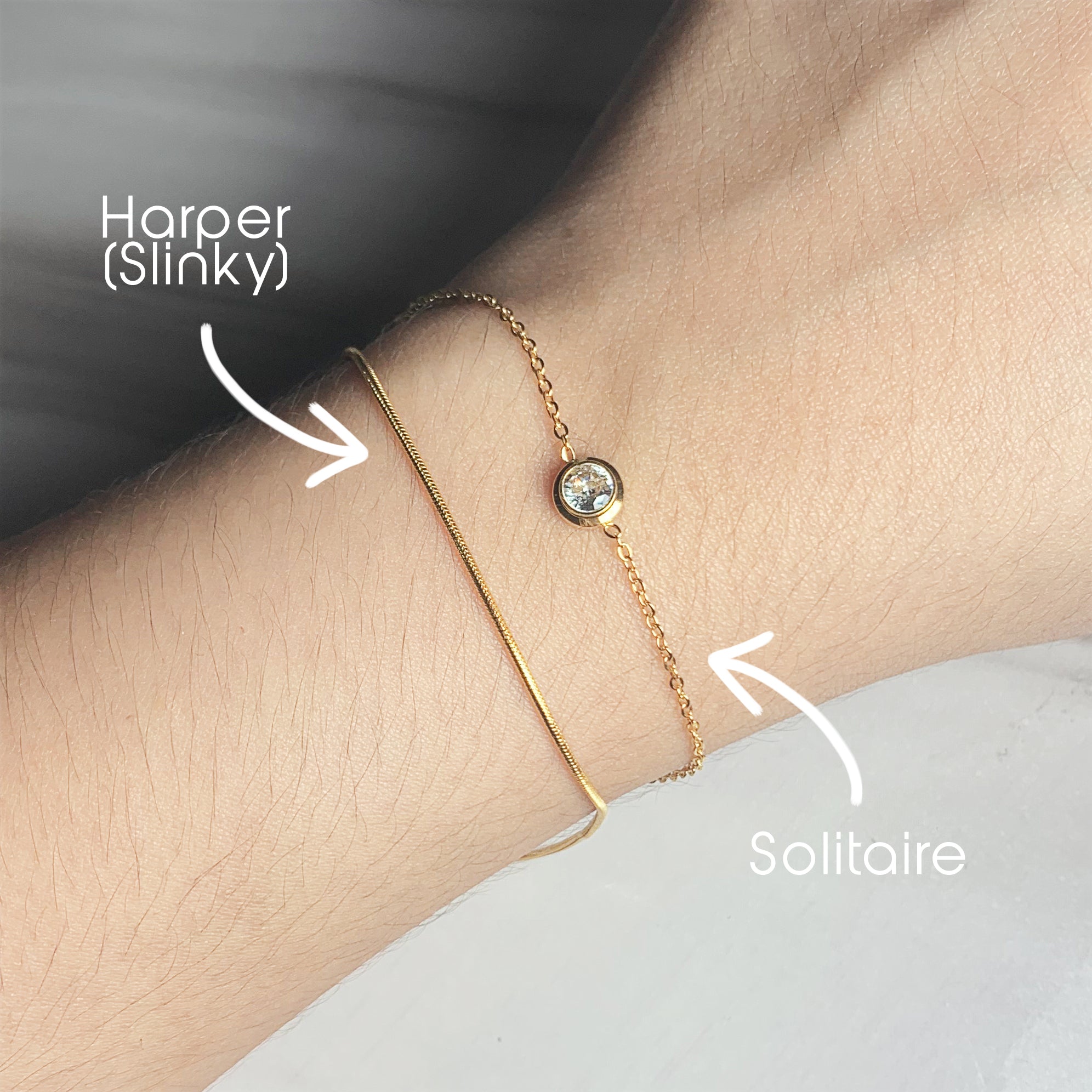The Harper Slinky Bracelet and Anklet