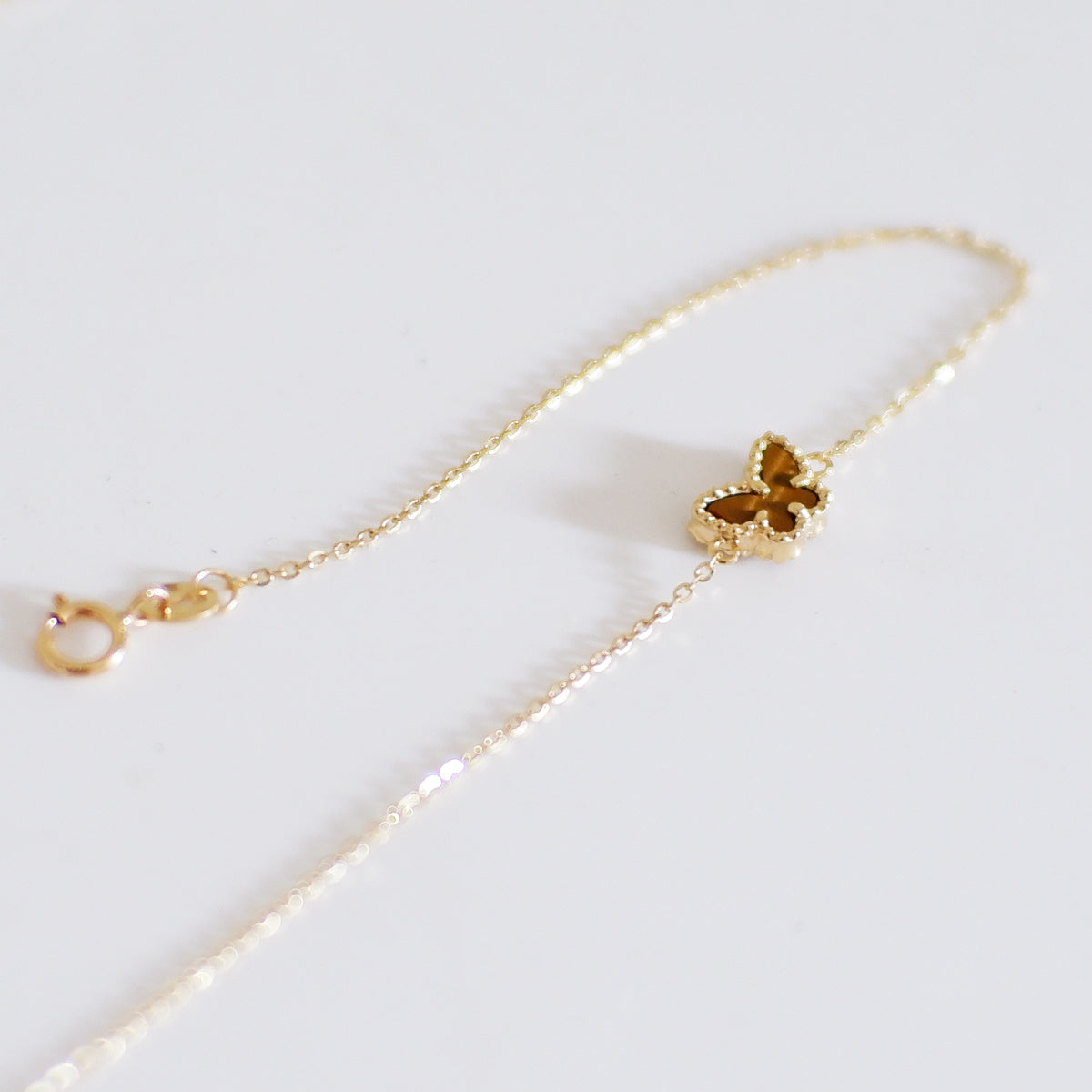 The Rare Mini Butterfly Bracelet in Solid Gold