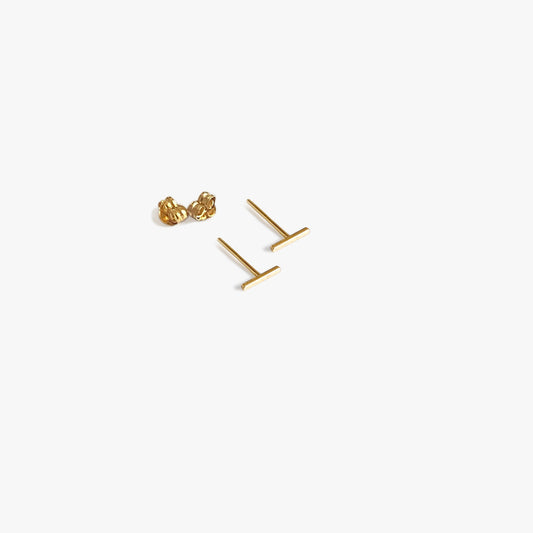 The Bar Studs in Solid Gold