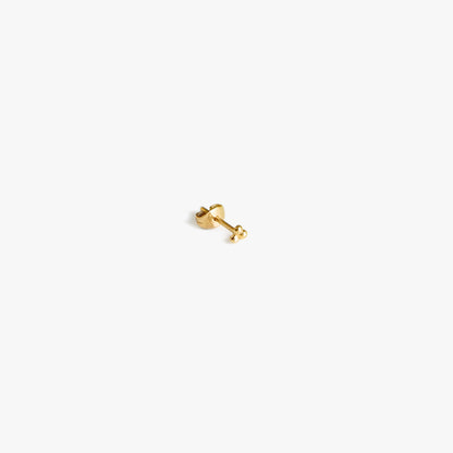 The Tiny Triad Studs in Solid Gold